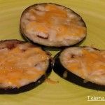 Berenjena a la plancha con queso