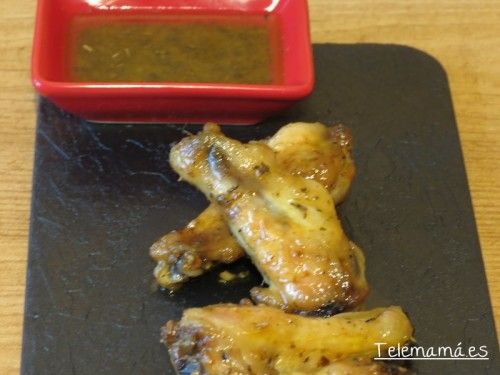 Alitas de pollo picantes.