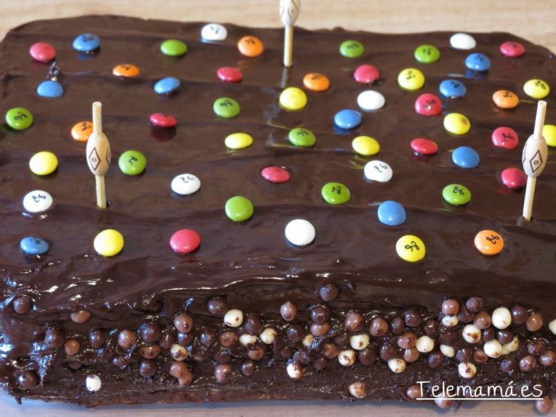 Tarta de chocolate sin huevo 2