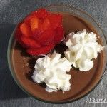 Natillas de chocolate.