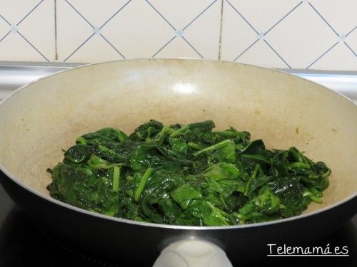 Espinacas salteadas.