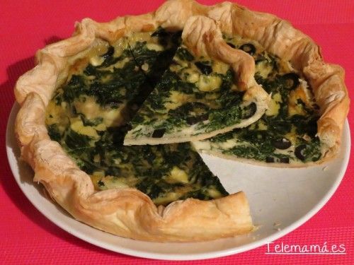Tarta de espinacas.