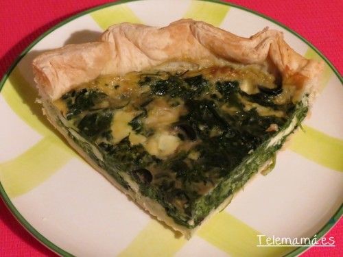 Tarta de espinacas.