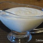 Salsa de yogur.