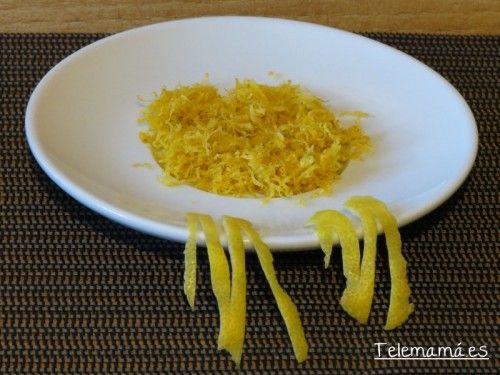 Ralladura de los limones.