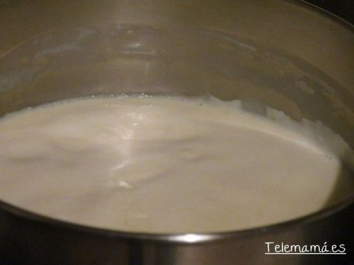 Hervimos la nata.