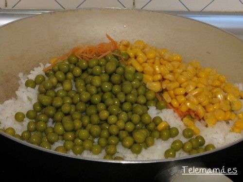 Añadimos todos los ingredientes.