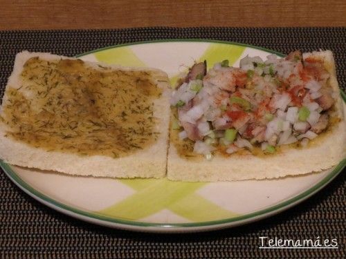 Cubrimos las sardinillas.