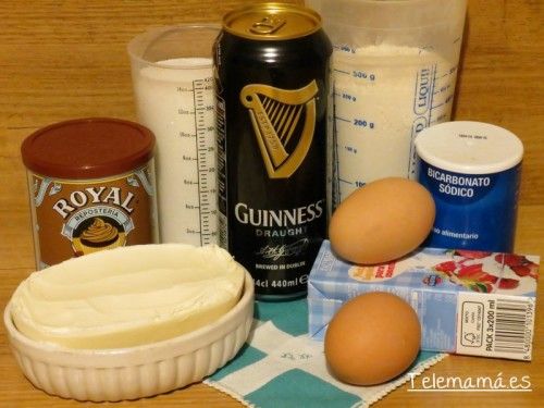 Ingredientes de la tarta.