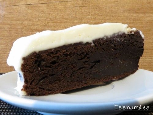 Una ración de la deliciosa tarta guinness.