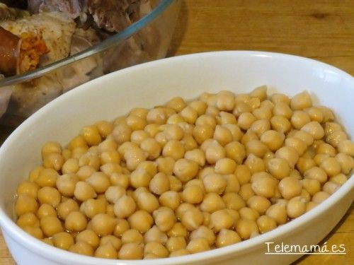 Garbanzos muy tiernos.