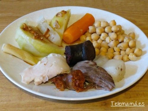 Segundo plato de nuestro cocido.