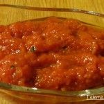 Salsa de tomate casera.