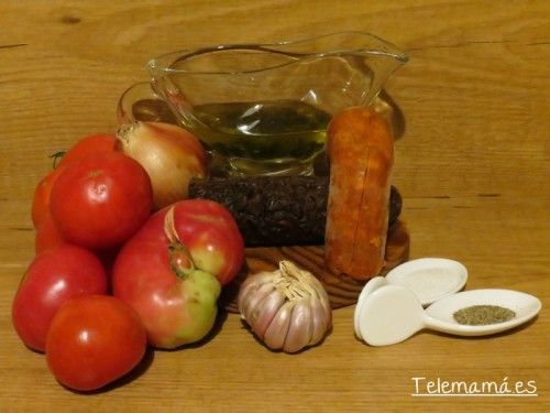 Ingredientes para nuestra salsa.