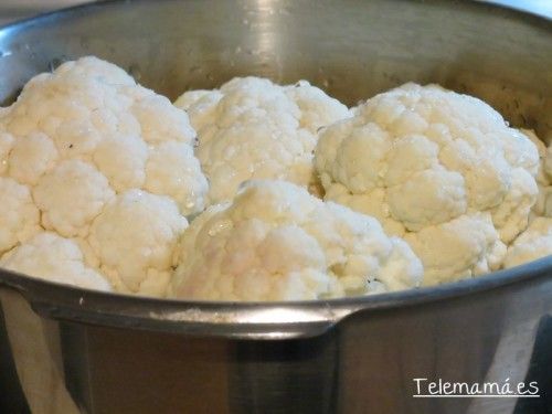 Cocemos la coliflor.