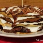 Tarta de crepes.