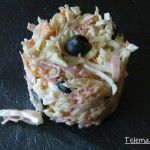 Ensalada de col o repollo.