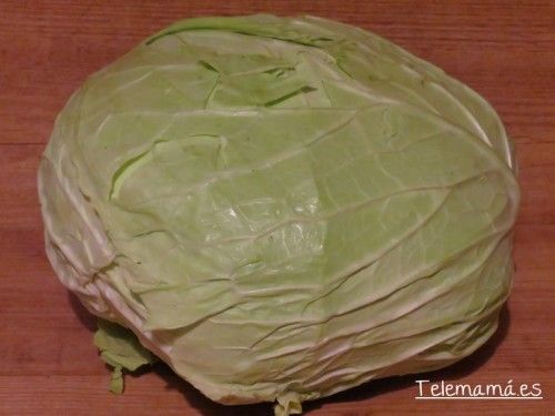 Estupendo repollo o col y Lombarda recién traídos de la huerta.