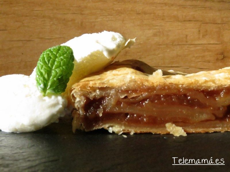 Tarta strudel a mi manera.