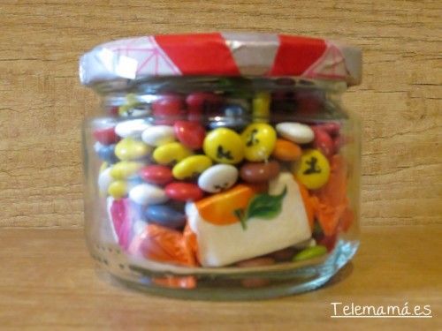 Bote con chuches.