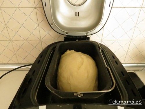 Masa del pan de leche.