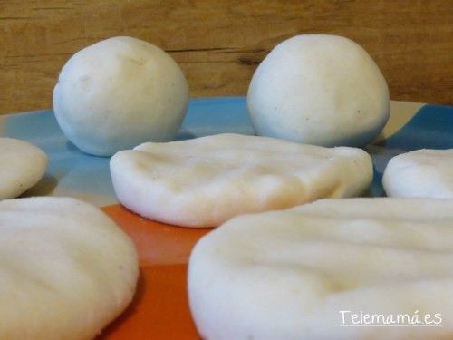 Hacemos las arepas.