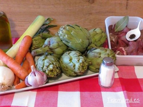 Ingredientes para nuestro guiso.