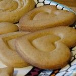 Galletas de mantequilla caseras. Detalle.