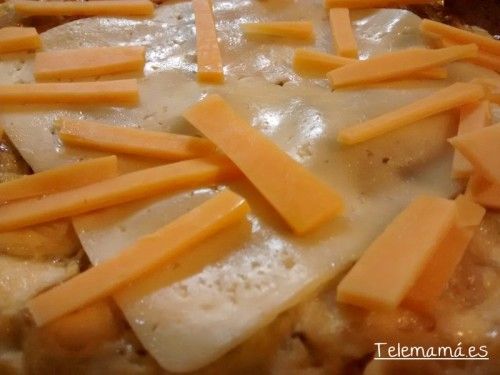 Añadimos por encima el queso.