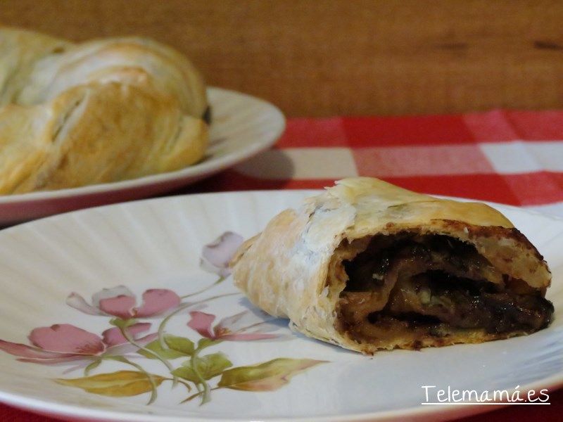 Roscón de hojaldre.