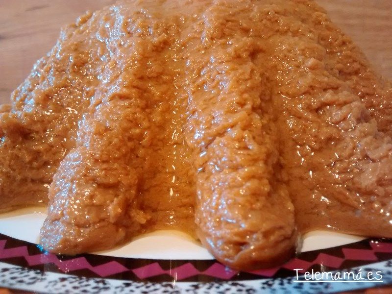 Pudin de dulce de leche.