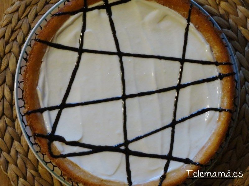 Tarta de queso mascarpone y yogur griego.