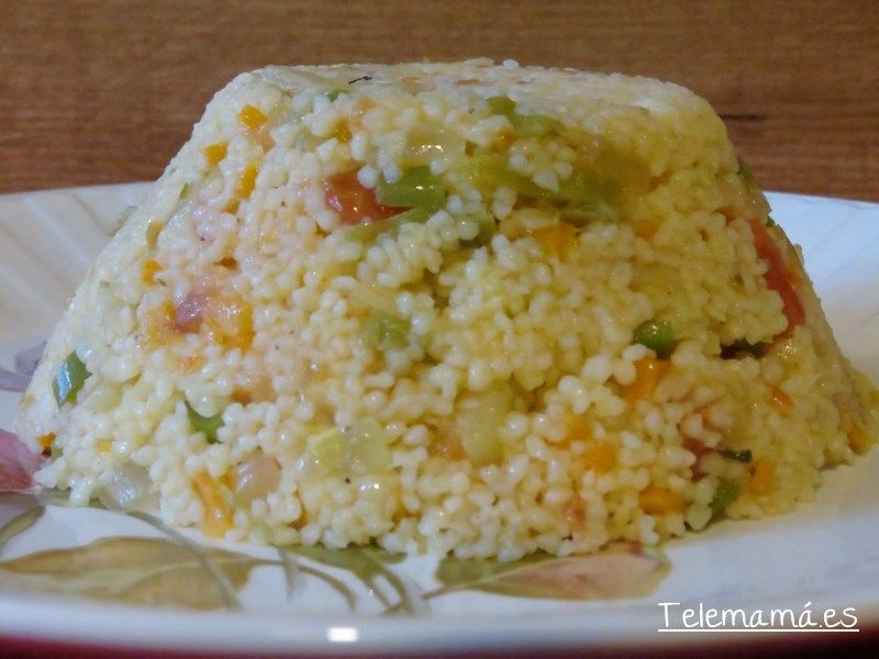 Cous cous con verduras.