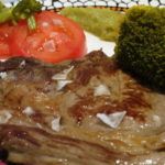 Entrecot de ternera a la plancha.