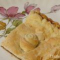 Pastel de hojaldre relleno de cabello de angel